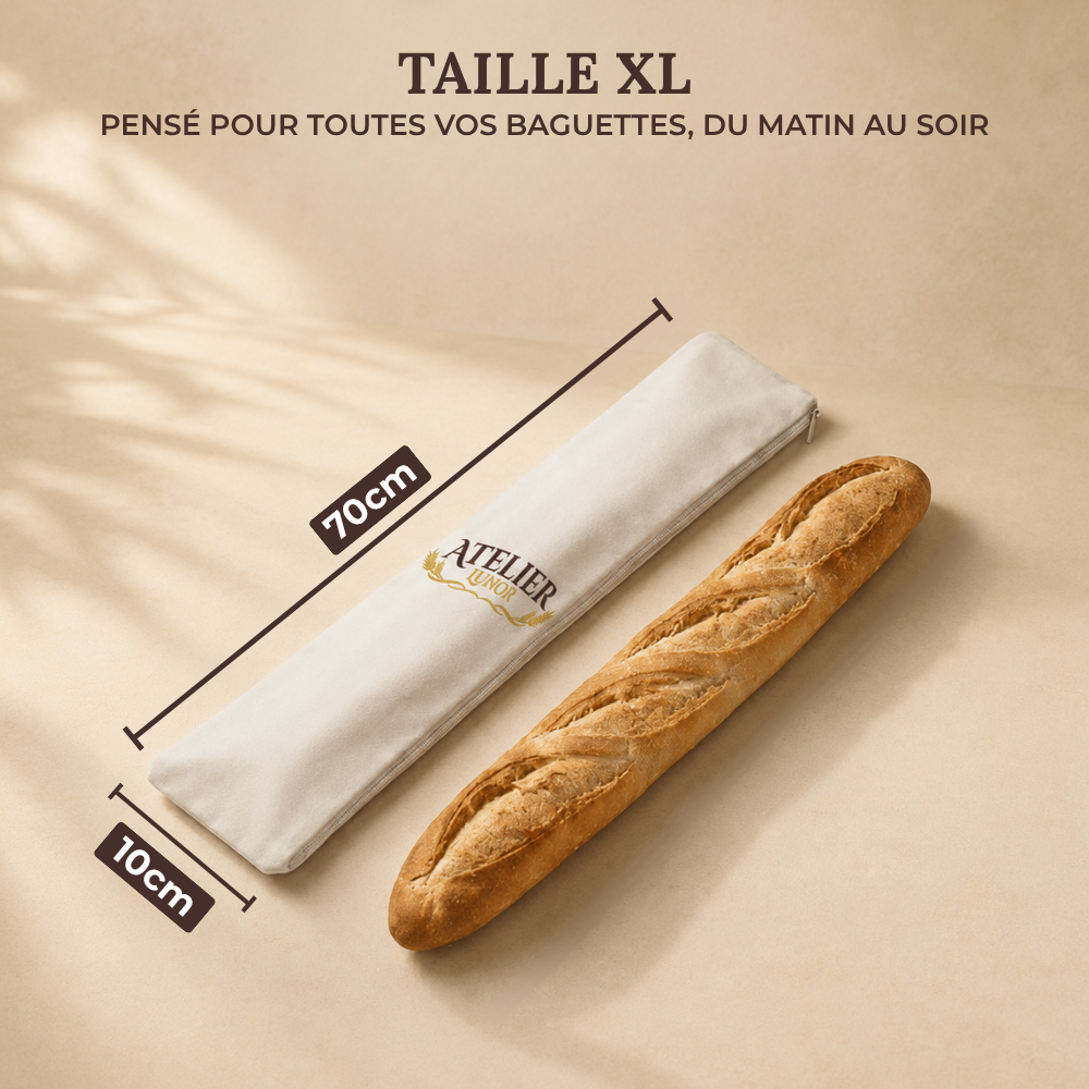 Le sac à baguette de l'Atelier Lunor (70 x 10)