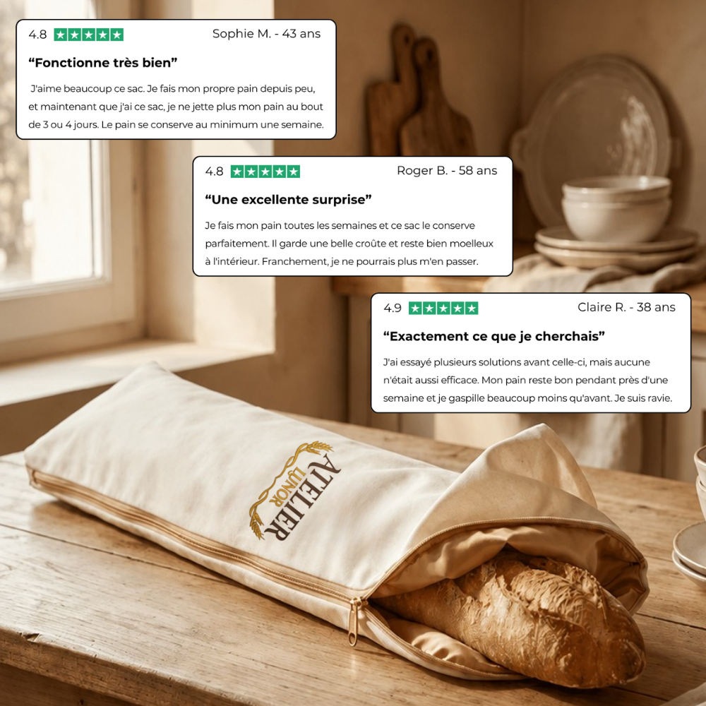Le sac à baguette de l'Atelier Lunor (70 x 10)
