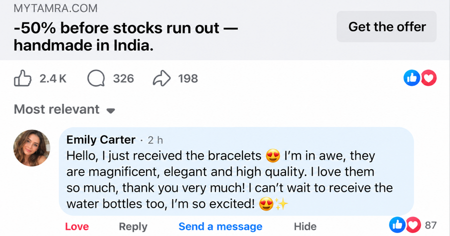 Facebook customer review 9